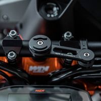 SP Connect Moto Mount Pro Fahrrad-/Scooter-/Motorrad-Handyhalterung für SPC+ Hüllen - Schwarz