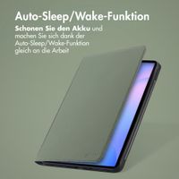 Accezz Classic Klapphülle Samsung Galaxy Tab S10 FE Plus - Grün