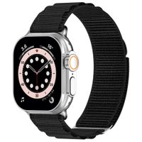 Accezz Nylon Alpine Armband für Apple Watch | 38/40/41/42 mm - Schwarz
