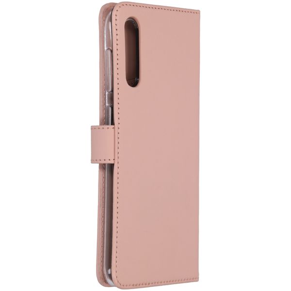 Selencia Echtleder Klapphülle Samsung Galaxy A50 / A30s - Dusty Pink