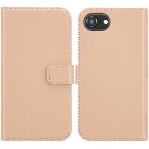 Selencia Echtleder Klapphülle Apple iPhone 17e / 16e - Dusty Pink