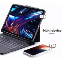 ZAGG Pro Keys 2 keyboard Klapphülle Apple iPad Pro 11 (2025) M5 / (2024) M4 - QWERTY / NL - Schwarz