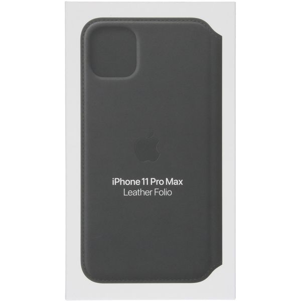 Apple Leather Folio Klapphülle Apple iPhone 11 Pro Max - Schwarz