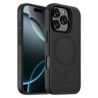Accezz Rugged Frosted Back Cover mit MagSafe Apple iPhone 16 Pro - Schwarz