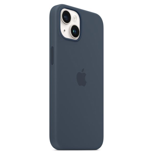 Apple Silikon-Case MagSafe Apple iPhone 14 - Storm Blue
