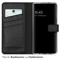 Selencia Echtleder Klapphülle Samsung Galaxy S20 FE - Schwarz