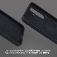 Accezz Liquid Silikoncase mit MagSafe Samsung Galaxy A36 / A56 - Schwarz
