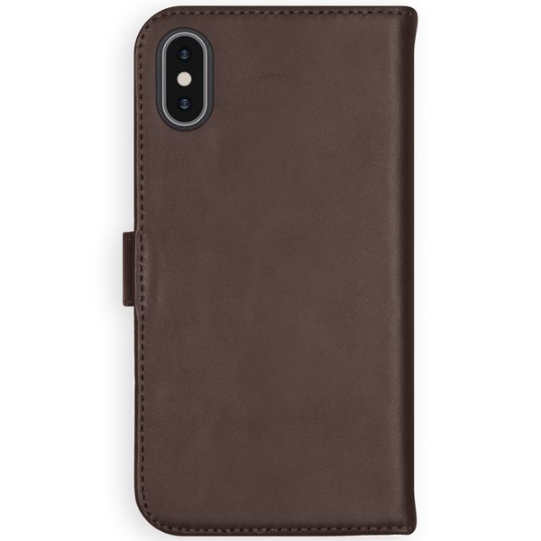 Selencia Echtleder Klapphülle Apple iPhone X / Xs - Braun