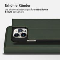 Accezz Premium Leather Slim Klapphülle Apple iPhone 14 Pro Max - Grün