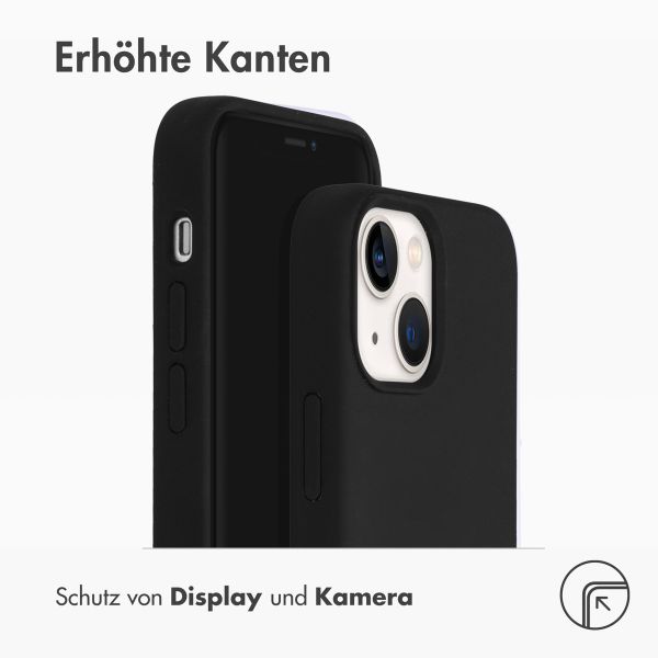 Accezz Liquid Silikoncase mit MagSafe Apple iPhone 13 Mini - Schwarz