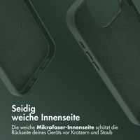 Accezz MagSafe Leather Backcover Apple iPhone 14 Pro - Cedar Green