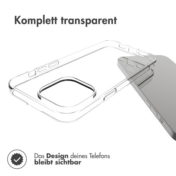 Accezz Clear TPU Backcover Apple iPhone 14 Pro Max - Transparent