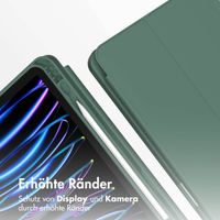 Accezz Smarte Klapphülle aus Silikon Apple iPad Air 13 Zoll (2026) M4 / (2025) M3 / (2024) M2 - Dunkelgrün