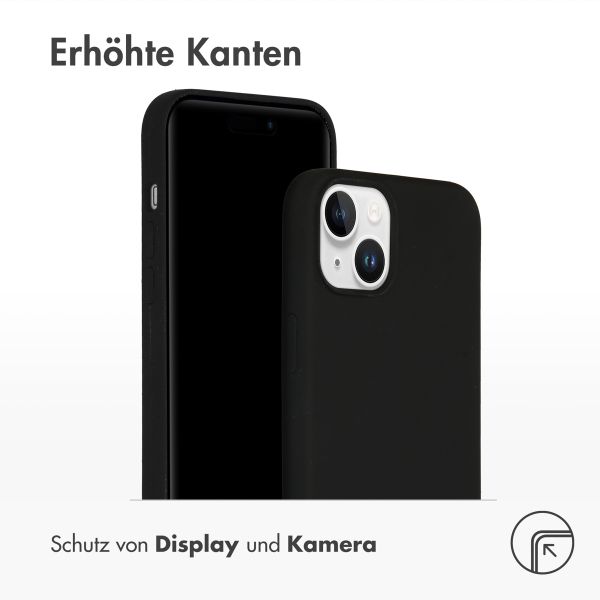 Accezz Liquid Silikoncase Apple iPhone 15 Plus - Schwarz