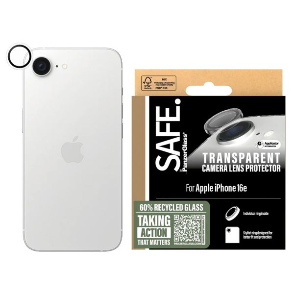 SAFE by PanzerGlass Kameralinsenschutz Apple iPhone 17e / 16e - Transparent