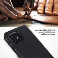 Selencia Echtleder Klapphülle Fairphone 6 / 6+ - Schwarz