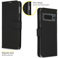 Accezz Wallet TPU Klapphülle Google Pixel 7 Pro - Schwarz