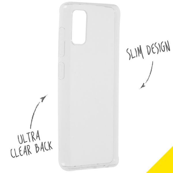 Accezz Clear TPU Backcover Samsung Galaxy A41 - Transparent