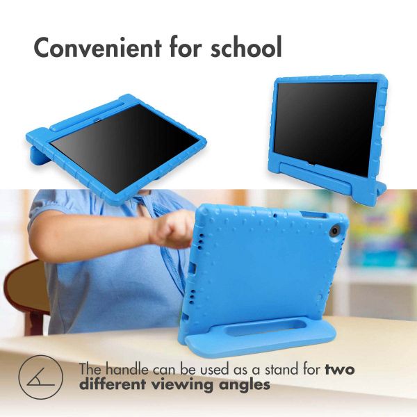 Accezz SchutzHülle mit Handgriff kindersicher Samsung Galaxy Tab A11 / A9 8.7 Zoll - Blau