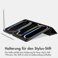 Accezz Smarte Klapphülle aus Silikon Apple iPad Pro 11 (2025) M5 / (2024) M4 - Schwarz