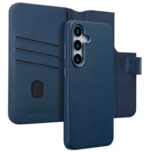 Accezz 2-in-1 Klapphülle aus Leder mit MagSafe Samsung Galaxy S25 Plus - Nightfall Blue