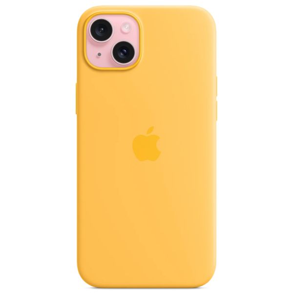 Apple Silikon-Case MagSafe Apple iPhone 15 Plus - Sunshine