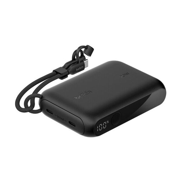 Belkin BoostCharge Powerbank 10.000 mAh - mit Display - Schwarz