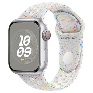 Apple Nike Sport Armband für  Apple Watch | 38/40/41/42 mm - Größe M/L - Pure Platinum