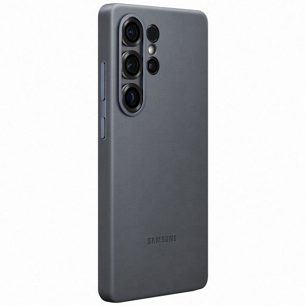 Samsung Original KindSuit Vegan Leather Case Samsung Galaxy S25 Ultra - Schwarz