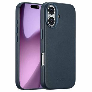 Accezz MagSafe Leather Backcover Apple iPhone 17 - Nightfall Blue