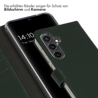 Selencia Echtleder Klapphülle Samsung Galaxy S23 FE - Grün