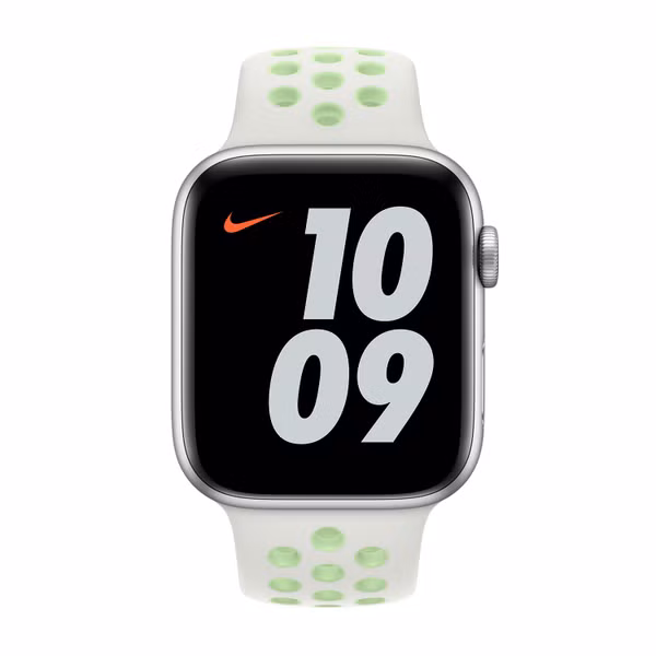 Apple Nike Sport Armband für  Apple Watch | 44/45/46/49 mm - Größe S/M/L - Spruce Aura / Vapor Green