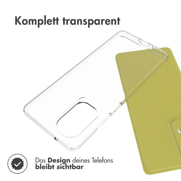 Accezz Clear TPU Backcover Motorola Moto G85 - Transparent