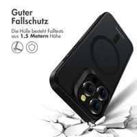 Accezz Rugged Frosted Back Cover mit MagSafe Apple iPhone 14 Pro Max - Schwarz