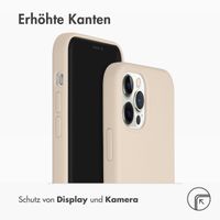 Accezz Liquid Silikoncase Apple iPhone 12 (Pro) - Stone