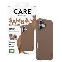 CARE by PanzerGlass Modisches Case Samba mit MagSafe Apple iPhone 17 - Espresso Brown