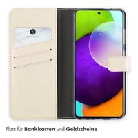 Selencia Echtleder Klapphülle Samsung Galaxy A52(s) (5G/4G) - Greige