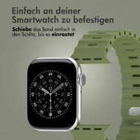 Accezz Ocean Armband für Apple Watch | 38/40/41/42 mm - Khaki
