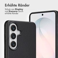 Accezz 2-in-1 Klapphülle aus Leder mit MagSafe Samsung Galaxy S26 Plus - Onyx Black