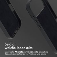 Accezz MagSafe Leather Backcover Apple iPhone 17 Pro Max - Onyx Black