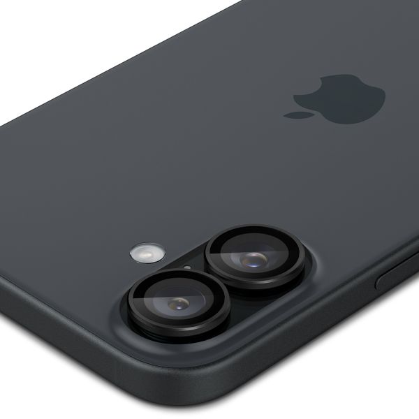 Spigen Optik Pro EZ Fit Lens Protector 2er-Pack Apple iPhone 16 / 16 Plus / 17 - Schwarz