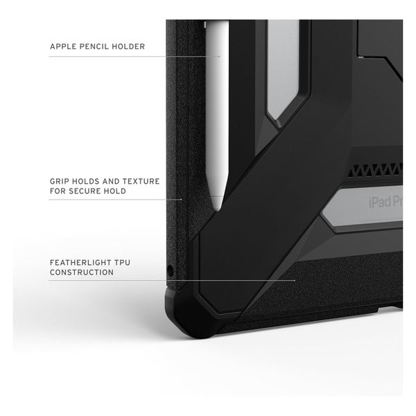 UAG Scout Plus Back Cover mit Ständer Apple iPad Pro 13 (2025) M5 / (2024) M4 - Black