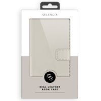 Selencia Echtleder Klapphülle Samsung Galaxy A52(s) (5G/4G) - Greige