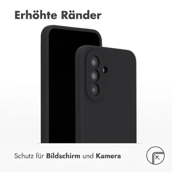 Accezz Liquid Silikoncase Samsung Galaxy A57 (5G) - Schwarz