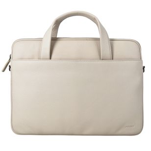 Accezz Leather Laptoptasche 16 Zoll - Beige