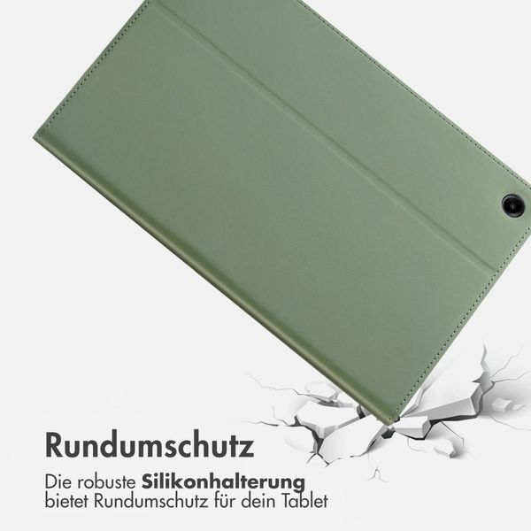 Accezz Classic Klapphülle Samsung Galaxy Tab A9 Plus - Grün