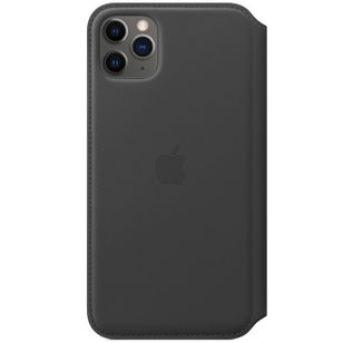 Apple Leather Folio Klapphülle Apple iPhone 11 Pro Max - Schwarz