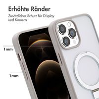 Accezz Ring Stand Backcover mit MagSafe Apple iPhone 13 Pro Max - Grau