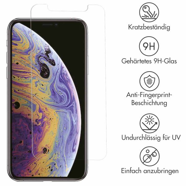 Accezz Screen Protector aus gehärtetem Glas Apple iPhone 11 Pro Max / Xs Max