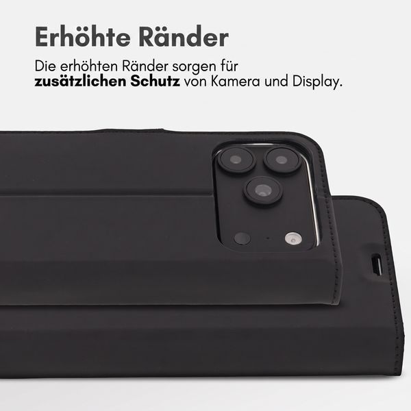 Accezz Wallet TPU Klapphülle Apple iPhone 18 Pro / 17 Pro - Schwarz